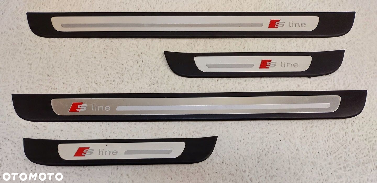 AUDI A6 S6 C7 4G LISTWY NAKŁADKI PROGOWE S-LINE KOMPLET 4G0853375B - 6