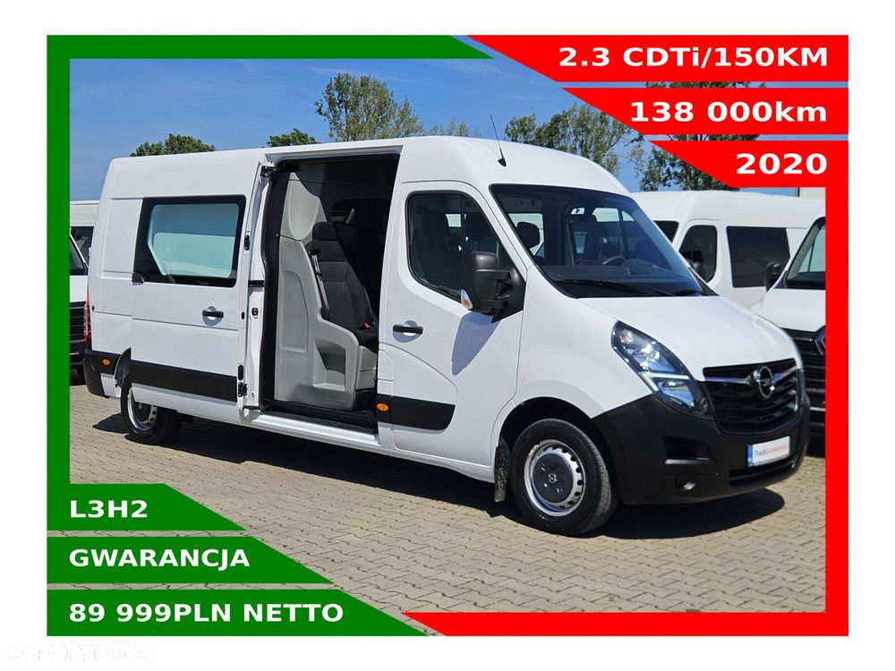 Opel movano L3H2 *89999zł Netto* Brygadówka 7 osób 2.3 CDTi/150KM - 1