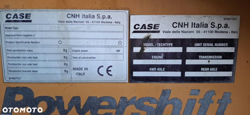 Case 695 Super R - 8