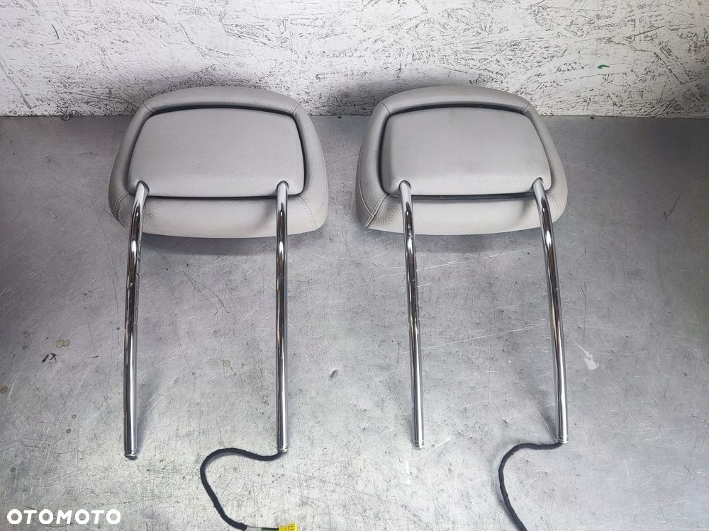 MERCEDES C KLASA W204 LIFT ZAGŁÓWEK FOTELA PRZÓD SKÓRA JASNA - 9