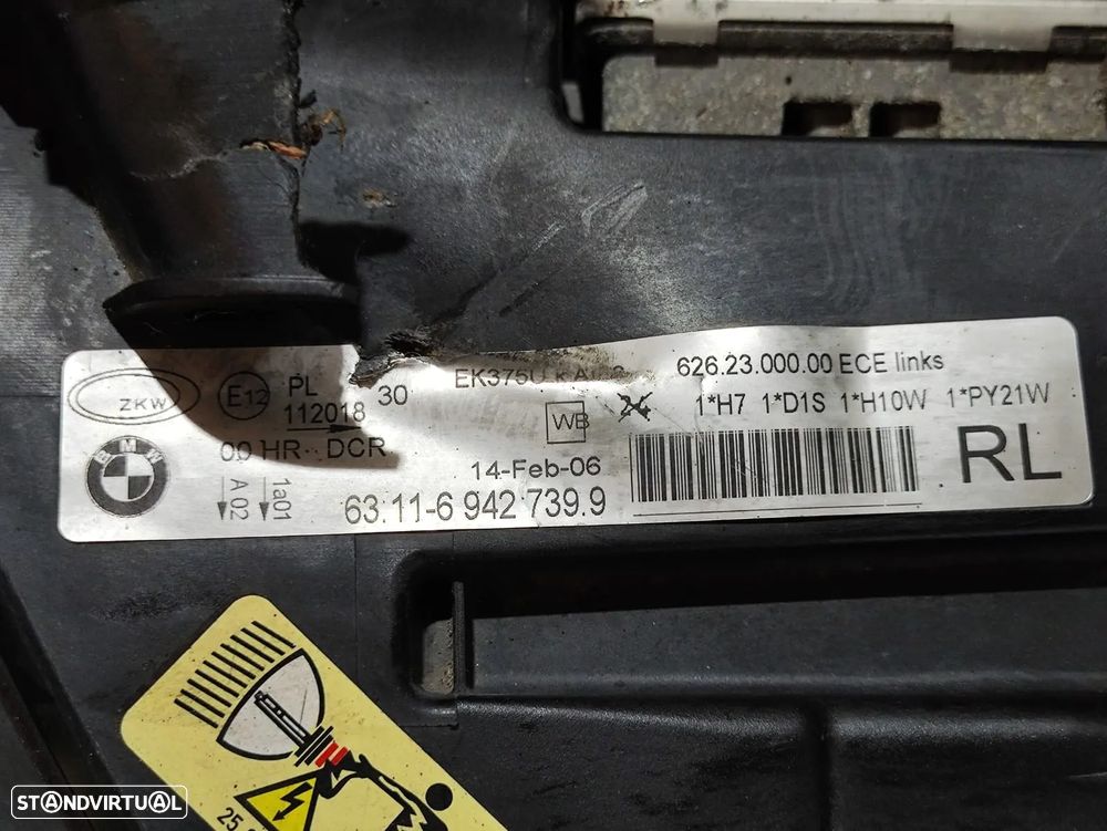 Frente completa BMW serie 3 E90 Sedan E91 Touring Carrinha Pre LCI Xenon 2004 - 2007 - 18