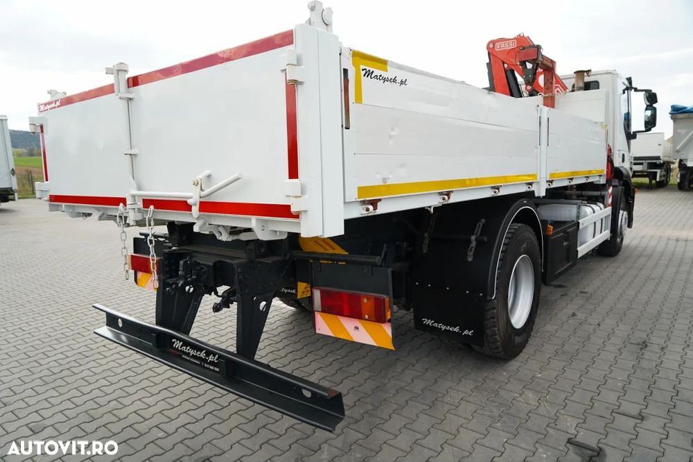 Iveco STRALIS / 310 / 4x2 / BASCULĂ - 5,3 M / HDS FASSI 135 - 8 M / EURO 6 - 17