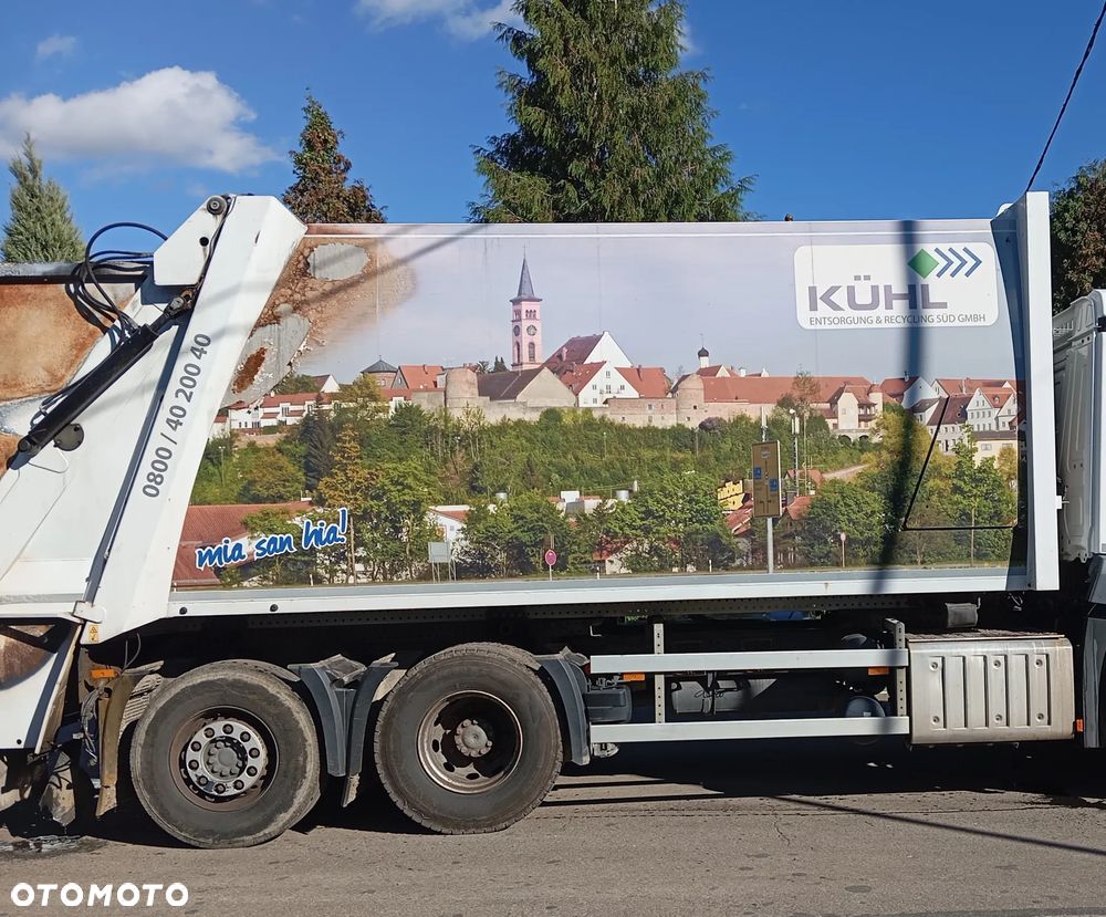 Zabudowa śmieciarki jednokomorowa Zoeller/ Faun 19 m3 110-1100L - 2