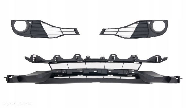 ATRAPA KRATKA GRILL ZDERZAK BMW 3 F30 F31 12-15 K - 1