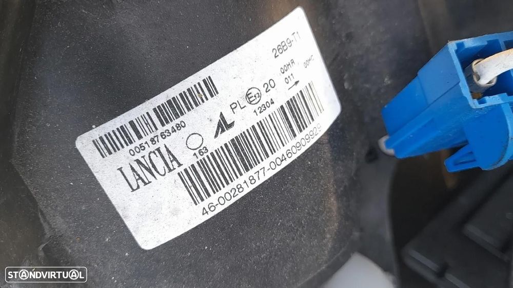Ótica / farol esquerda LANCIA Delta III (844_) - 4