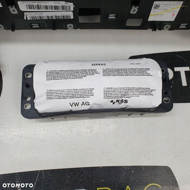 PORSCHE PANAMERA 971 DESKA ROZDZIELCZA KONSOLA KOKPIT PULPIT PODUSZKI AIRBAG AIR BAG PASY KIT SET - 9