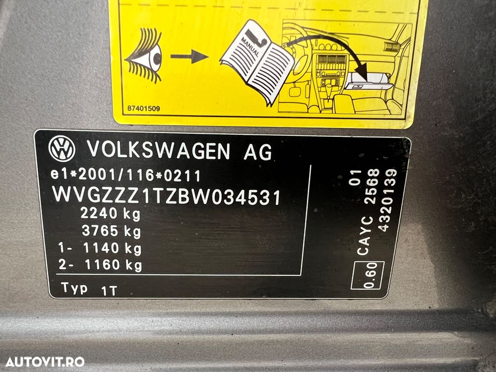 Volkswagen Touran 1.6 TDI BlueMotion Technology Trendline - 14