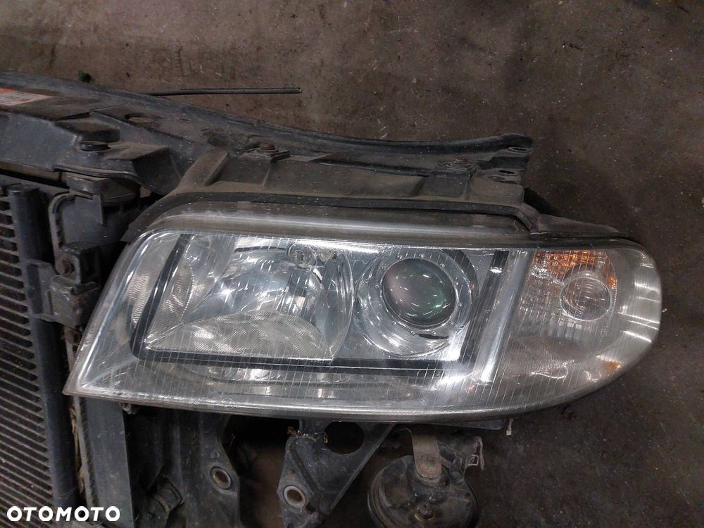 PAS PRZEDNI WZMOCNIENIE CZOŁOWE + CHŁODNICE + LAMPY VALEO AUDI A4 B5 LIFT - 3
