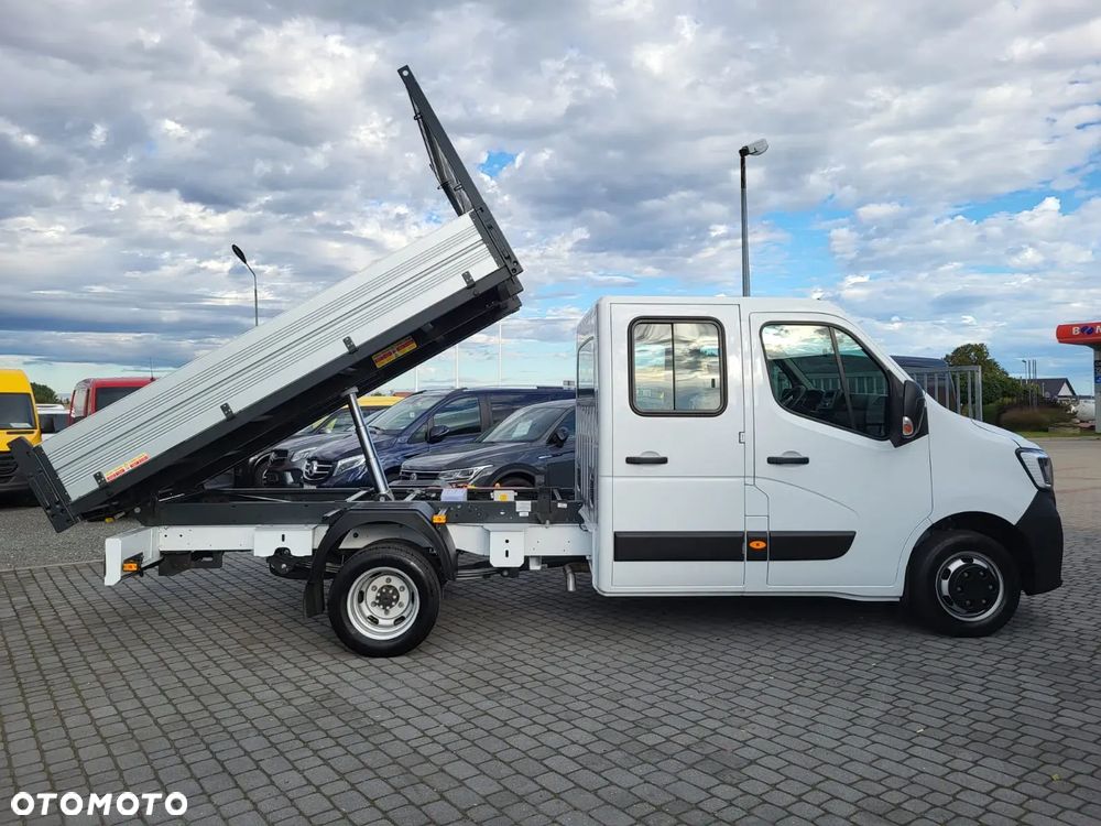 Renault MASTER -DOKA 6 OSÓB- WYWROTKA - 15 tys km-BLIŻNIAK-HAK 3500 kg NOWY - 10