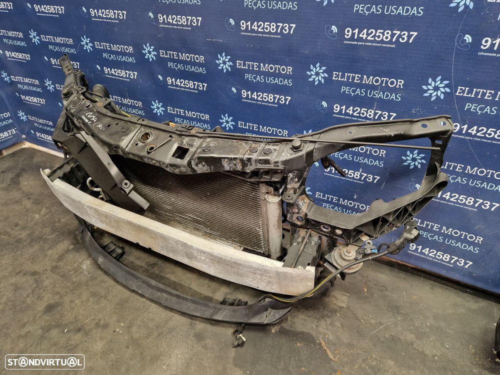 Frente de fibra usada OPEL CORSA D 1.3 CDTI radiadores reforço - 1