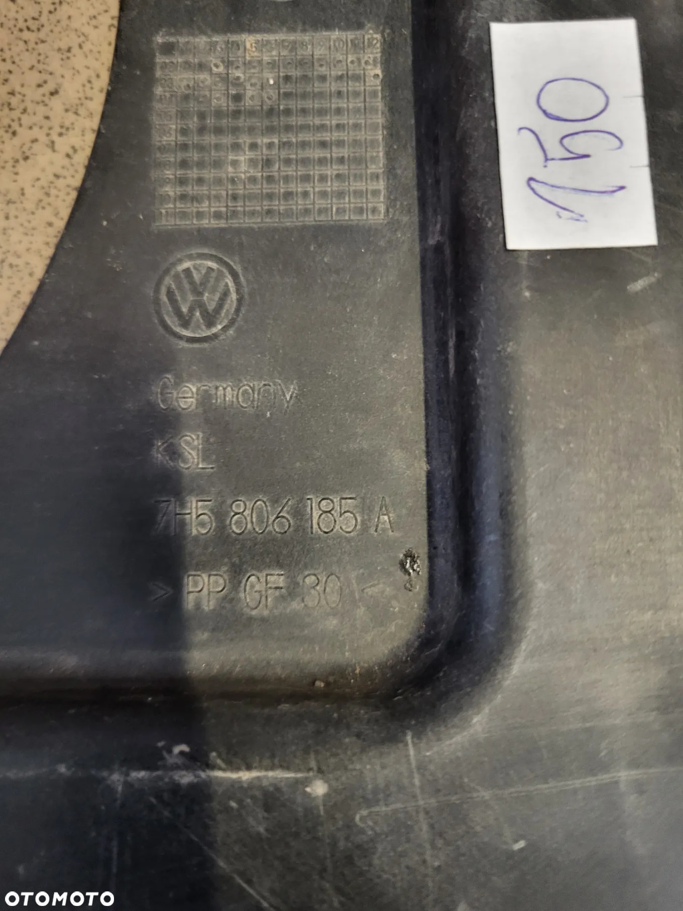 OSŁONA KOŁA ZAPASOWEGO VOLKSWAGEN MULTIVAN T5 7H5806185A - 3
