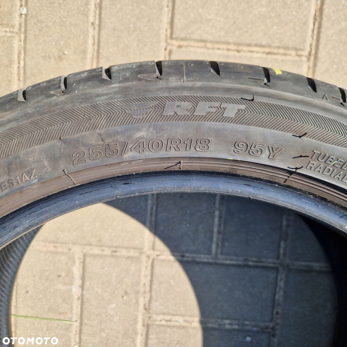 BRIDGESTONE POTENZA S001 255/40R18 95Y RSC 5,5mm 18R 1X - 6