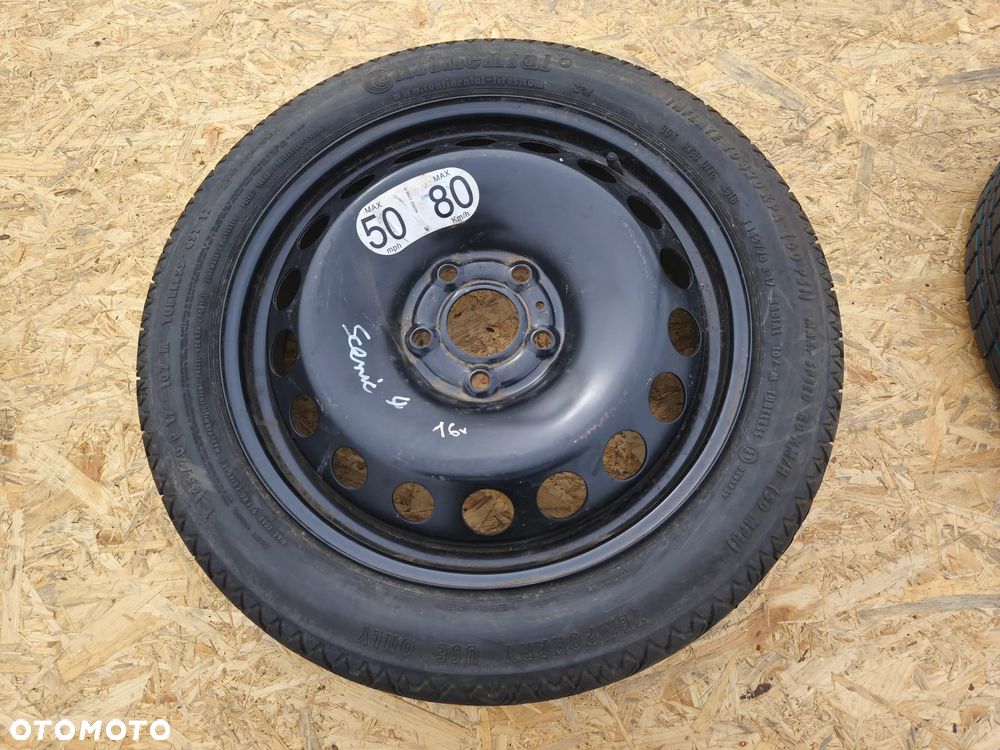 KOŁO DOJAZDOWE ZAPASOWE 5X114,3 145/45R17 RENAULT SCENIC IV DACIA NISSAN - 2
