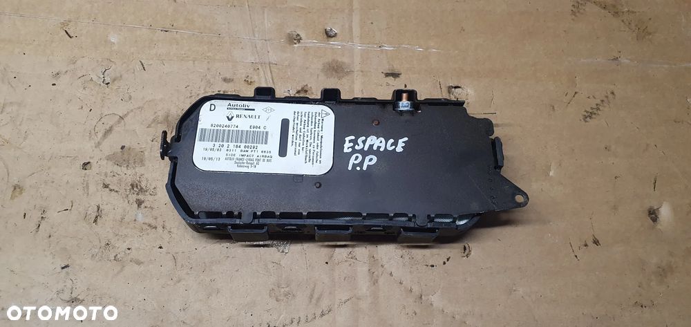 Poduszka fotela prawa AIRBAG Renault Espace IV 8200240774 - 3