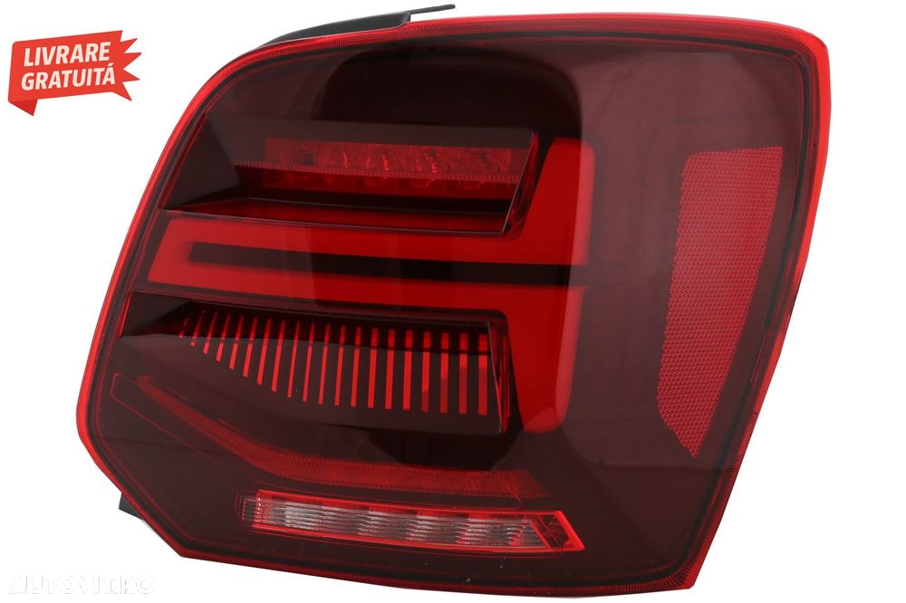 Stopuri Full LED VW POLO 6R 6C 61 (2011-2017) Semnal Dinamic Led Vento Look- livrare gratuita - 4