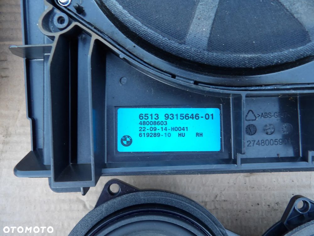 BMW - F12 - KOMPLETNE NAGŁOŚNIENIE - WZMACNIACZ , GŁOŚNIKI - KOMPLET - 9266358  9315646  9169685 - 4