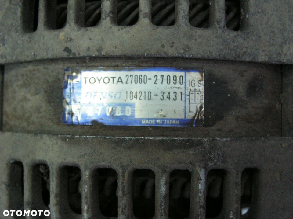 AVENSIS T25 2,0 D4D 116 KONI ALTERNATOR TESTOWANY - 5