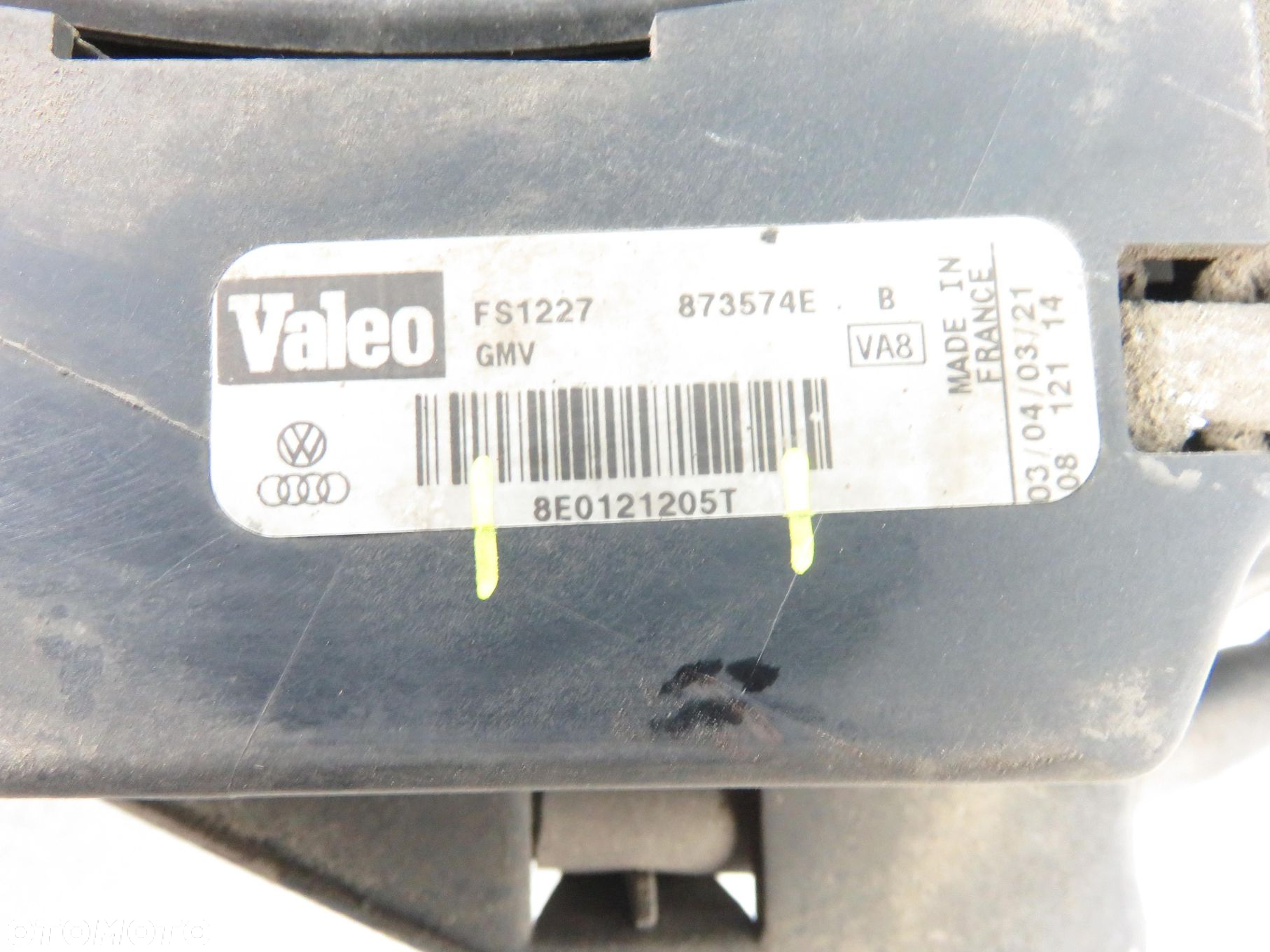 WENTYLATOR CHŁODNICY AUDI A4 B6 1.9 TDI PD 8E0121205T - 3