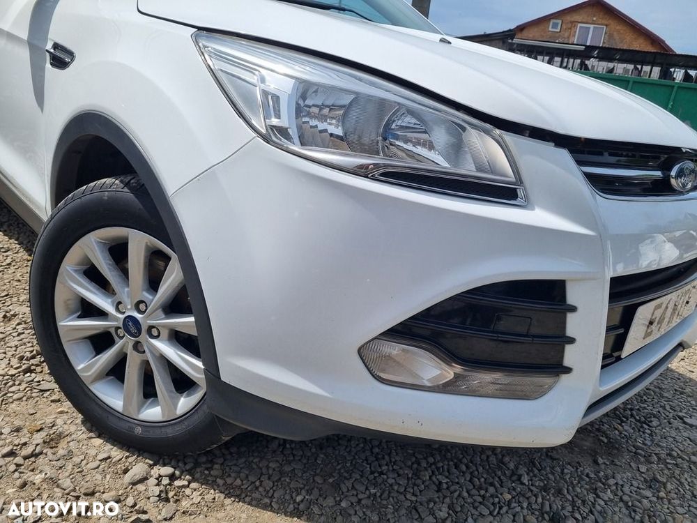 Bara fata Ford Kuga II 2012 - 2014 Frozen White 5D (1506) Diesel model fara spalatoare far - 3