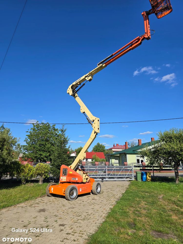 JLG M450AJ podnośnik przegubowo teleskopowy 16m Hybryda diesel+elektryczny //1267Mth// genie haulotte zwyżka Podnośnik koszowy podest ruchomy Access platform Cherry picker boom lift Koła nie brudzące - 21