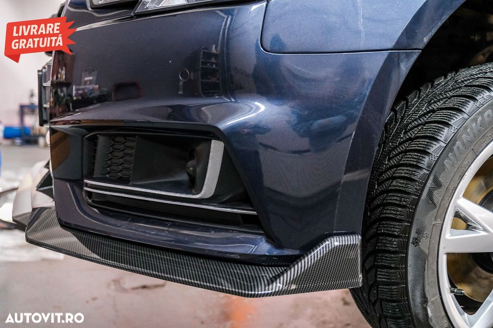 Prelungire Bara Fata Lip Audi A4 B9 8W S-Line (2016-2018) Carbon Look- livrare gratuita - 15