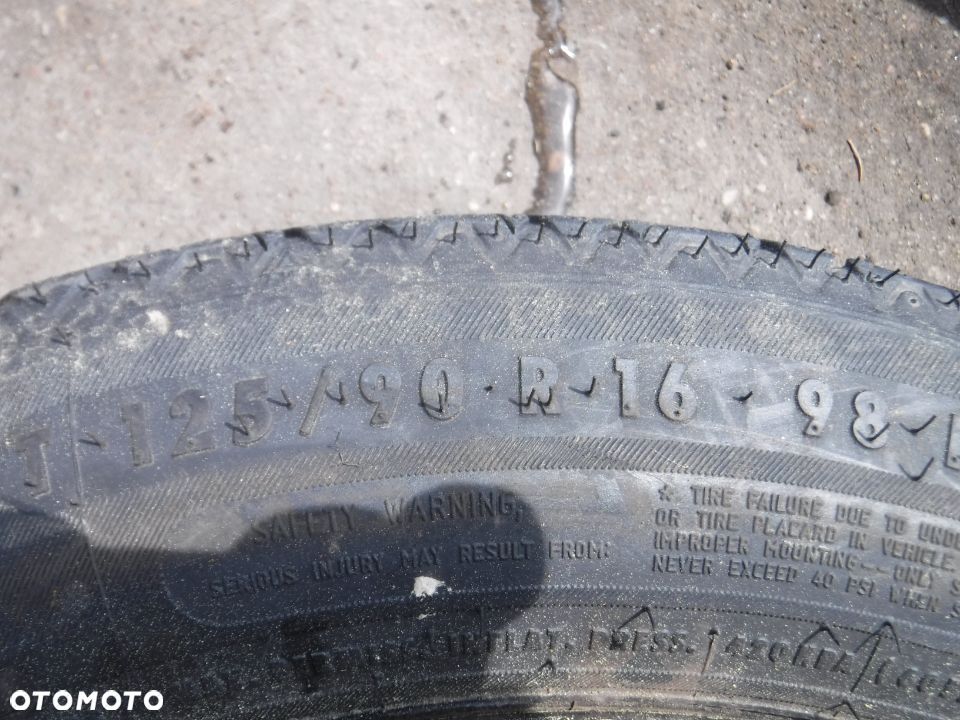 Mercedes 5x112 ET20  kolo dojazdowe dojazdowka 16 - 2