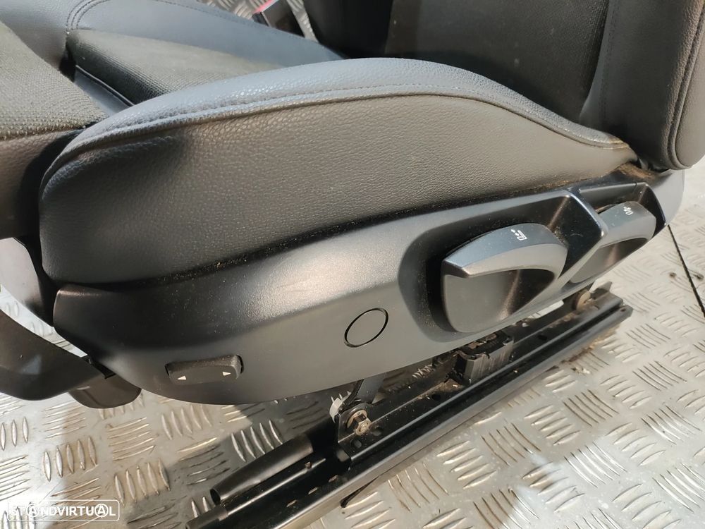 BANCO BANCOS ORIGINAIS BMW SERIE 1 E82 COUPE PACK M PELE TECIDO ELECTRICOS AIRBAG - 7