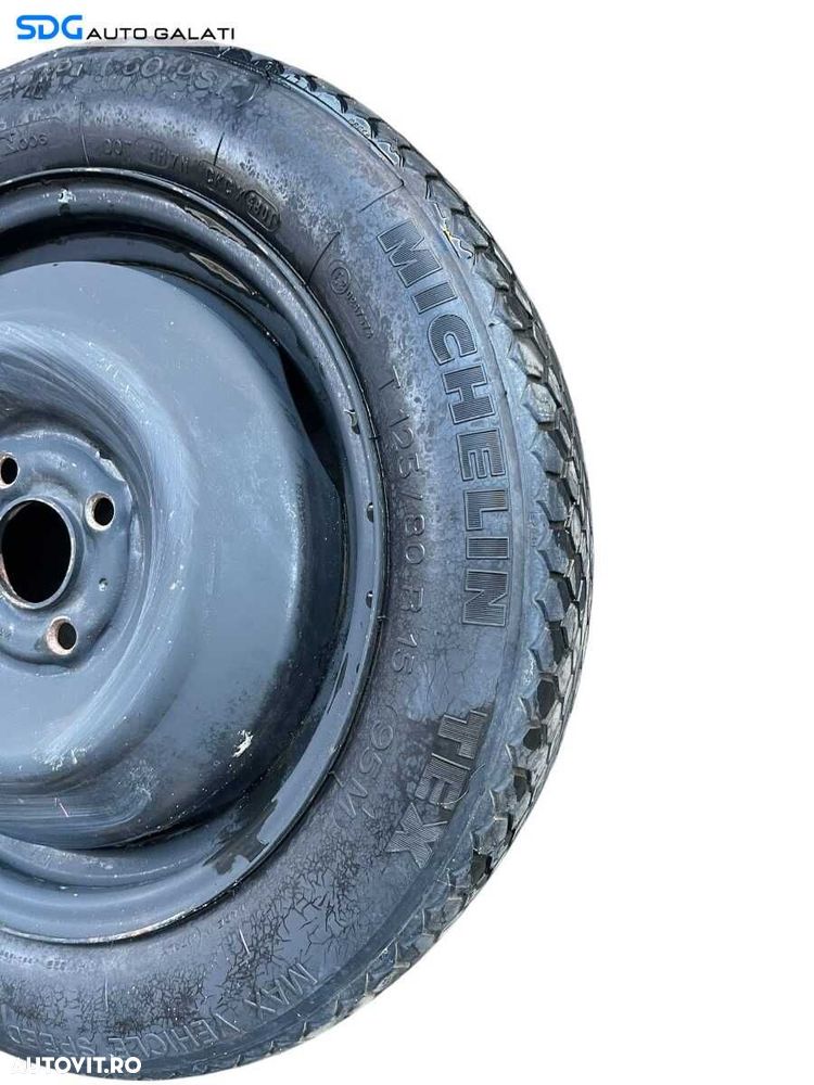 Janta Roata Rezerva Slim 31-2jx15h2x45 125 80 15 R15 4x100 Rover 200 25 45 MG ZR ZS 1995 - 2005 Cod RRC116520 [B4194] - 7