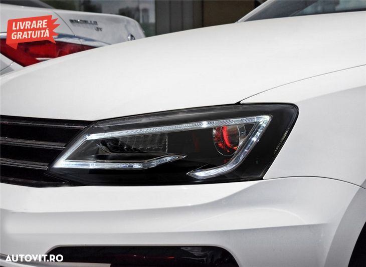 Faruri LED DRL VW Jetta Mk6 VI Non GLI (2011-2017) Semnal Dinamic Secvential Demon- livrare gratuita - 15