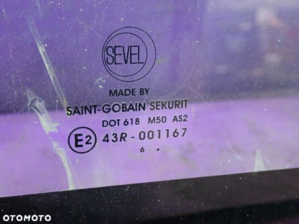 FIAT DUCATO III JUMPER BOXER 06- SZYBA DRZWIOWA PRAWA TYLNA DRZWI PRAWY TYŁ - 5