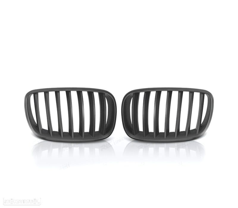 GRELHAS FRONTAIS BMW X5 E70 10-13 X6 E71 08- PRETO - 2