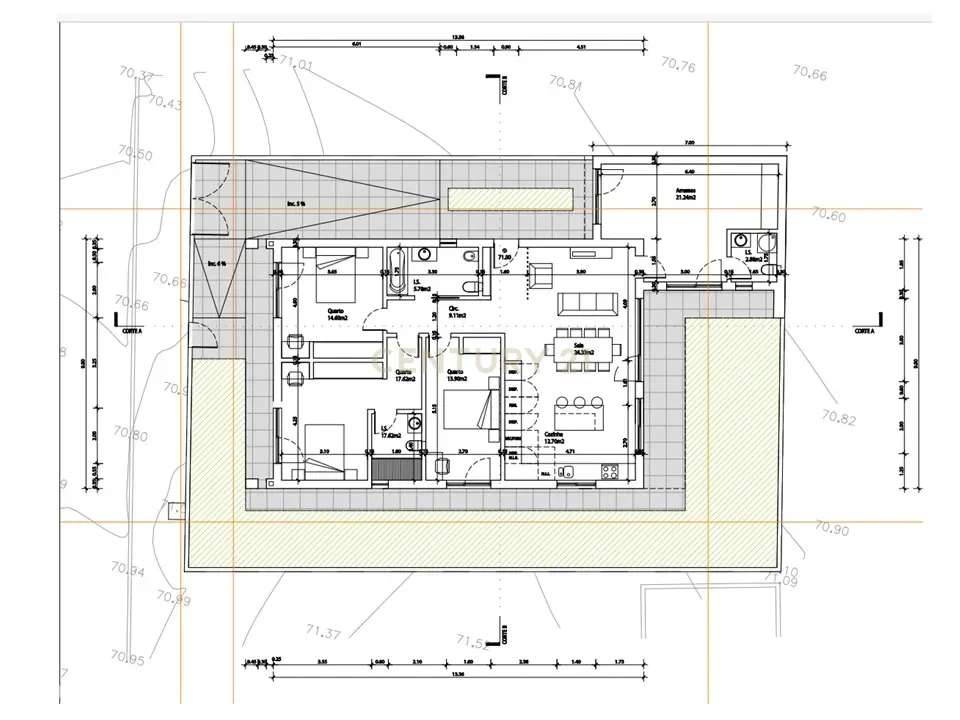 Moradia terrea, T3 com Jardim e Garagem, Pinhal do General - Grande imagem: 5/29