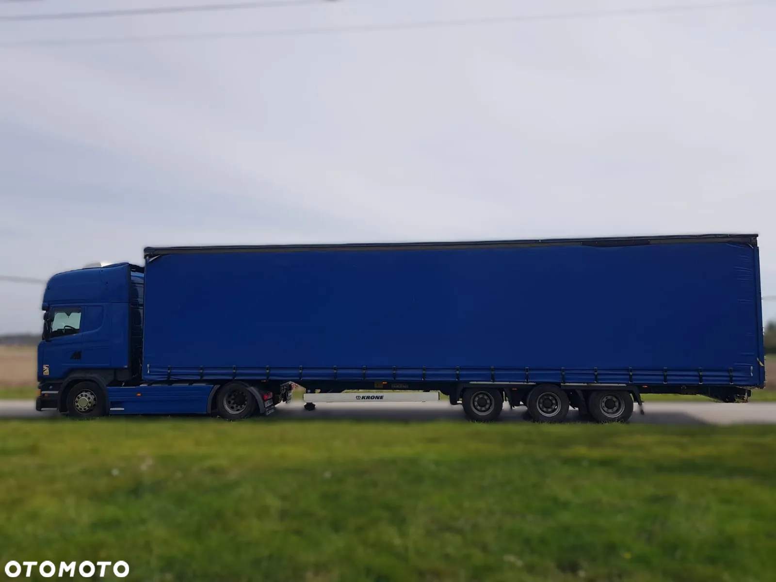 Krone FIRANKA KRONE MEGA 3H do transportu Intermodalnego .posiada mocowania i haki promowe do dzwigów suwnic kalmarów komplet pasów - 10