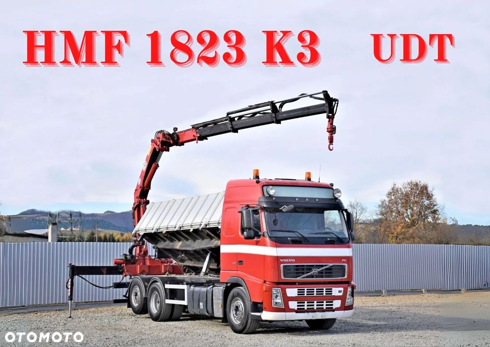 Volvo FH 480 WYWROTKA 6,20m * HMF 1823 + PILOT - 1