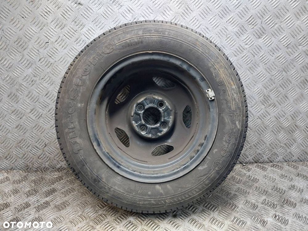 KOŁO FELGA OPONA ZAPAS 4X100 4,5Jx13 145R13 VW POLO II 867601025G - 9