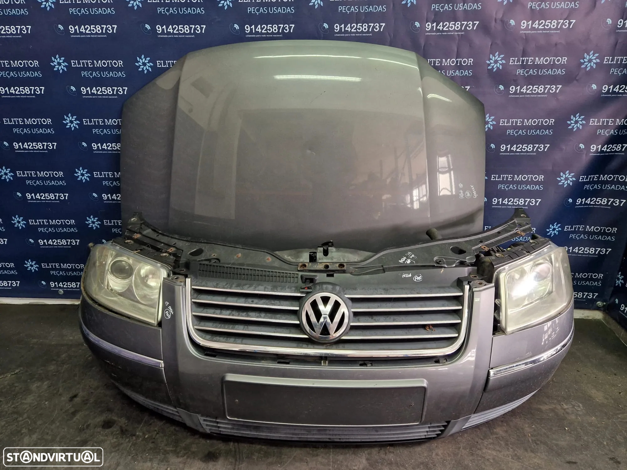 Frente completa usada VW PASSAT B5.5 1.9 TDI capot parachoques guardalamas oticas radiadores - 3