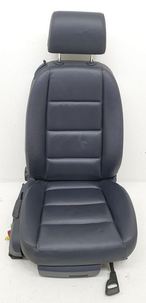 FOTEL PRAWY PRZÓD PRZEDNI PASAŻERA SKÓRA GRZANY AUDI A4 B6 CABRIO EUROPA - 1