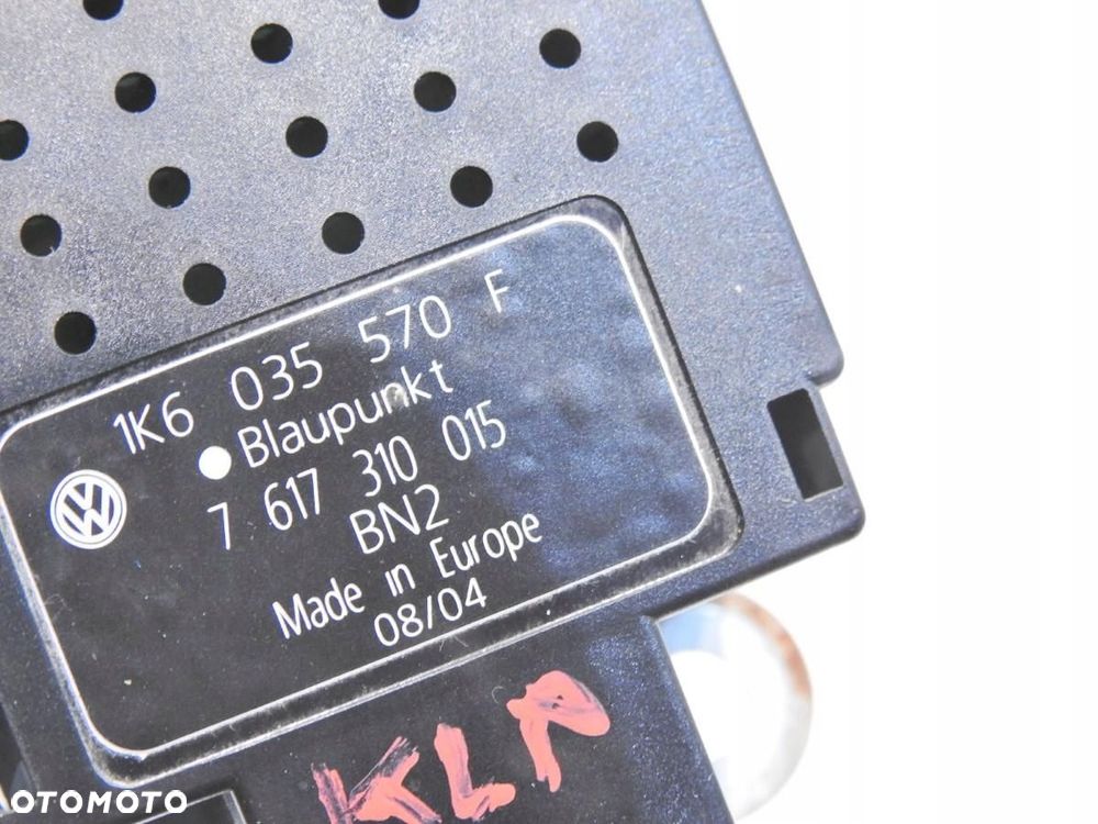 WZMACNIACZ ANTENY VW GOLF V 1K6035570F 7617310015 - 5