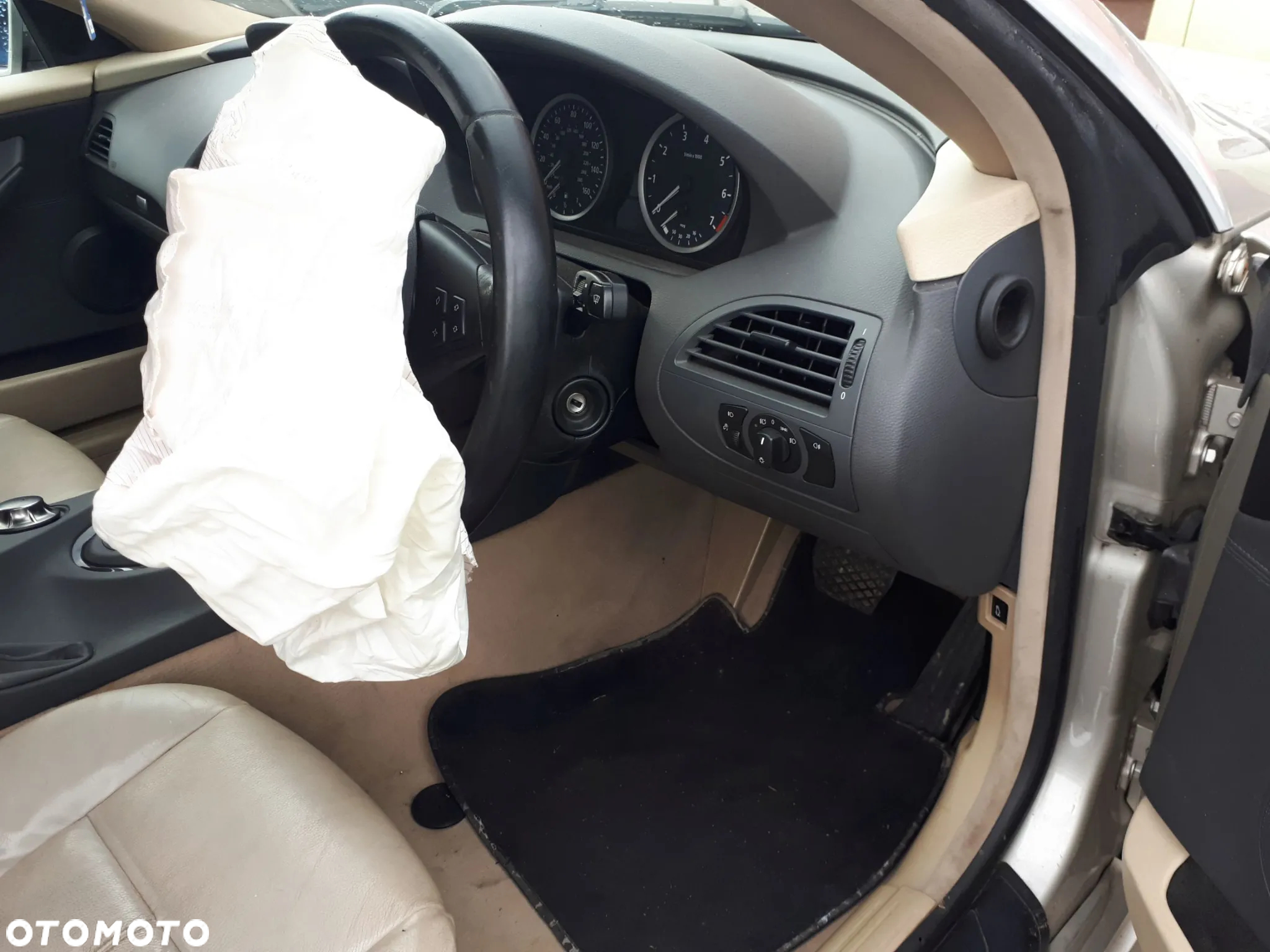 BMW E63 6 630i 03-06 MASKA PRZÓD PRZEDNIA A14/7 MINERALSILBER - 34