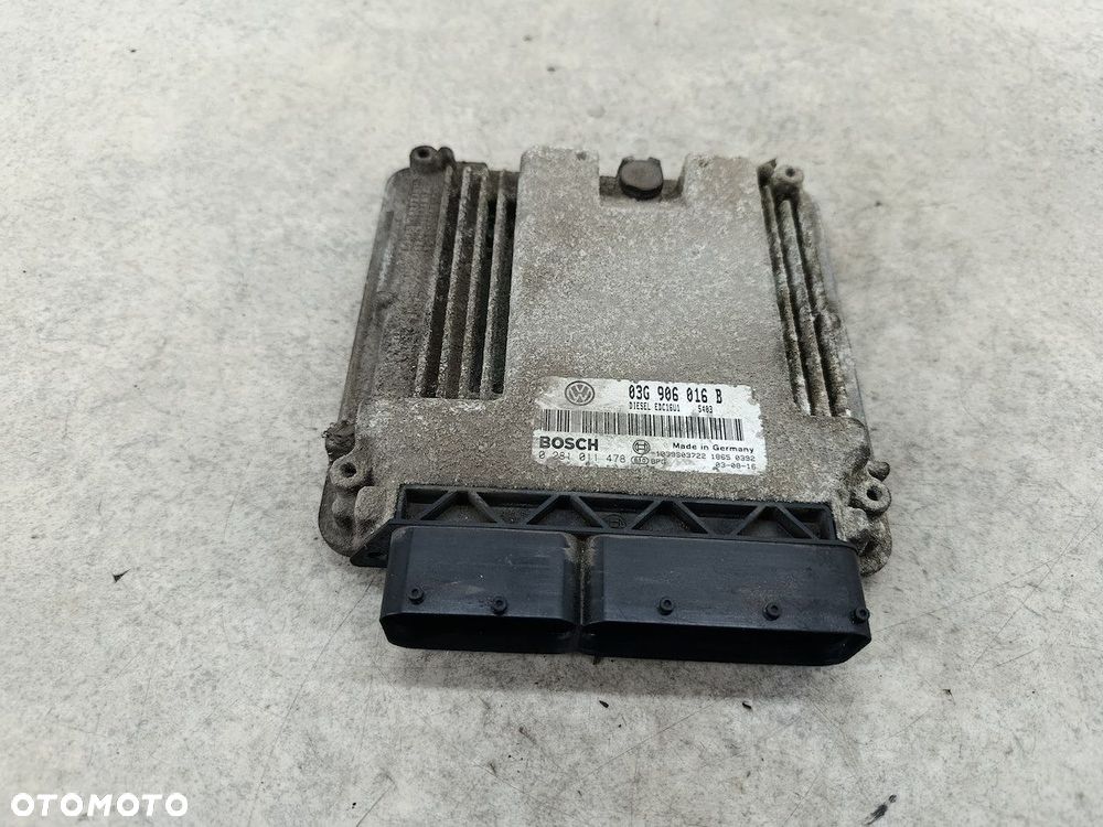 KOMPUTER, STEROWNIK VW GOLF V 03G906016B 0281011478  1.9 TDI 105KM - 3