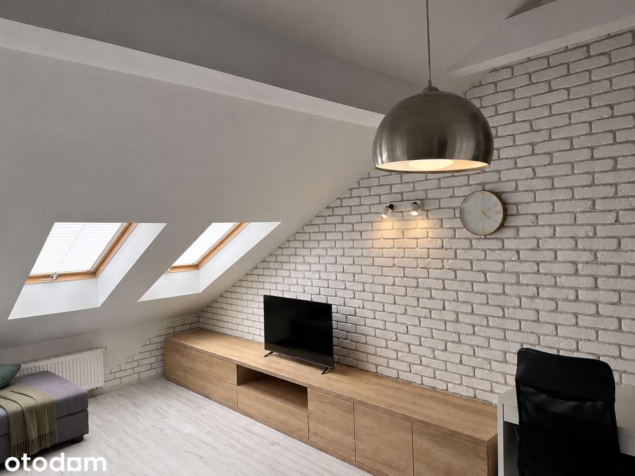 Studio with Mezzanine by the Vistula | Elevator | A/C | Available Now