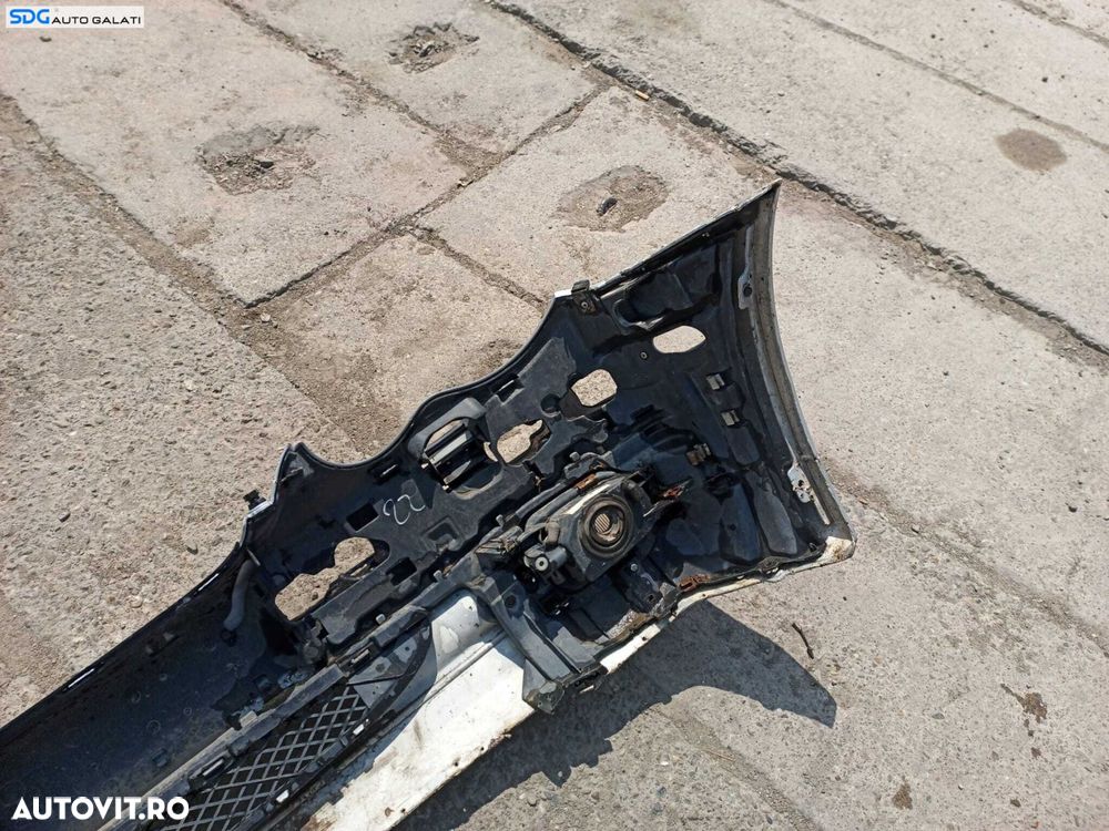 Bara Spoiler Fata Completa cu Capace Spalatoare Faruri Mercedes Clasa C Class W203 2001 - 2004 Culoare 744 [L0523] - 7