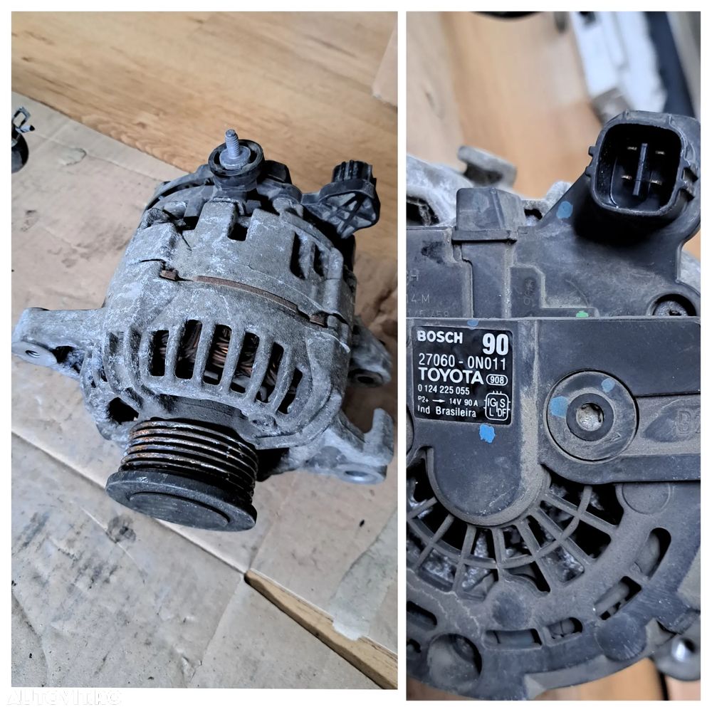Alternator Pompa inalta presiune Racitor EGR cooler Rampa injectoare injectie motorina diesel Injector toyota yaris corolla auris 1.4 d-4d 2006 - 2011 - 2