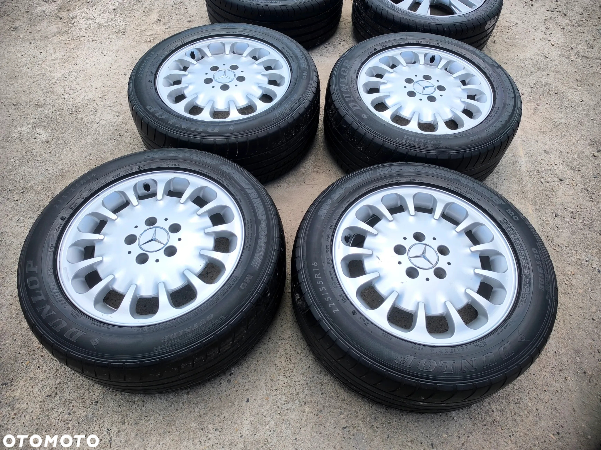 5x112 Felgi Aluminiowe Alufelgi 16 Mercedes Koła Letnie E KLASA W210 W211 W212 C W202 W203 W204 CLK W208 W209 S W220 Legnica ALU-RAD 225/55 - 2