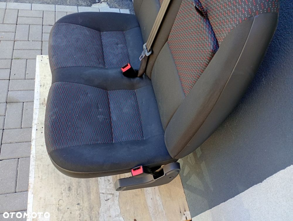 fotel prawy pasażera siedzenie 2-osobowe fiat ducato III jumper boxer lift 2017r - 21