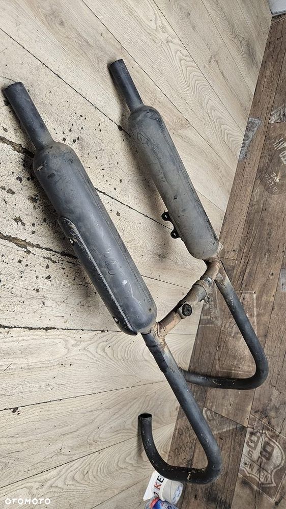 Tłumik kolektor lewy + prawy Kawasaki W800 - 11