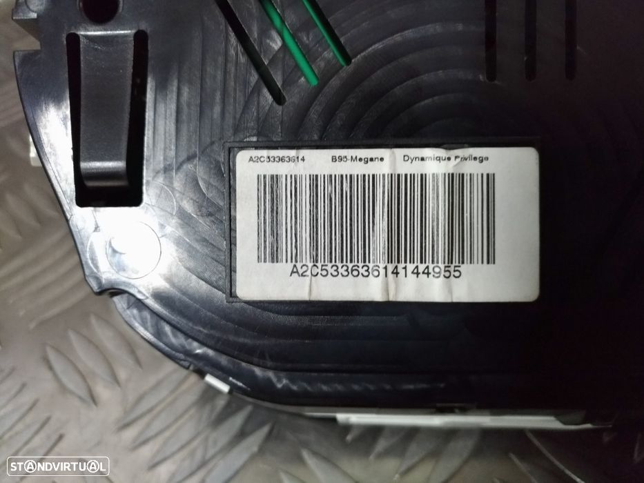 Painel Instrumentos Quadrante Renault Megane III Dci 11-2008 AT 2012 - 4