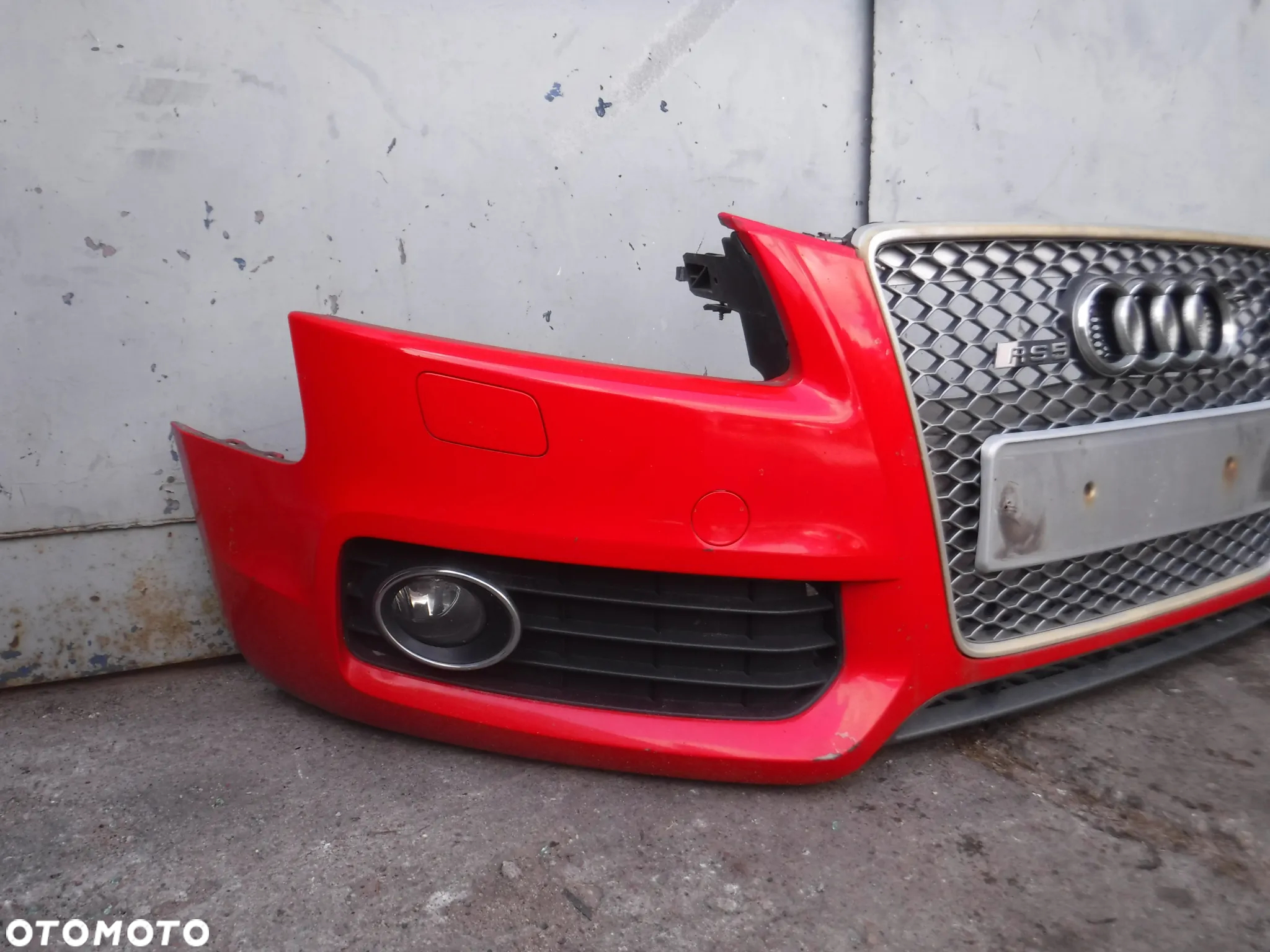 Audi A5 8T S5 RS5 Cabrio Coupe zderzak przod grill atrapa LZ3M S line sline pod xenon - 8