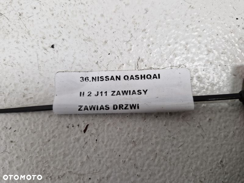 NISSAN QASHQAI 2 II J11 ZAWIASY DRZWI PRAWY TYŁ PRAWE TYLNE KOMPLET Z10 G - 6