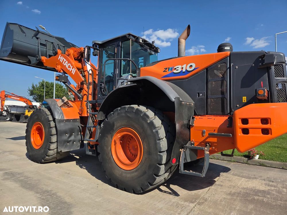 Hitachi ZW310-6, 2019, 7.734h, cupa 5mc, 28 tone, Gresare automata, Cantar, Anvelope Goodyear L5 70% ok, camera spate, consum 17,6l/h, descarca la 4,4m, motor 285CP, VIRARE JOYSTICK, revizii ok, STARE FOARTE BUNA, posibilitate leasing-PROMOTIE 98.750 eur+Tva - 14